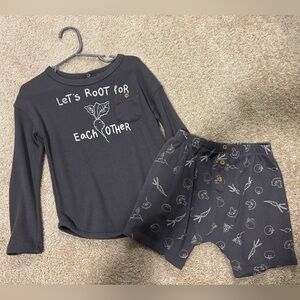 GRAYSON COLLECTIVE Toddler Pajama Shorts and Top Set